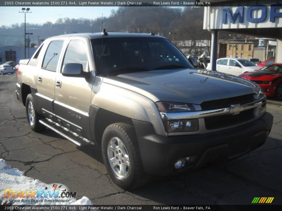 2003 Chevrolet Avalanche 1500 Z71 4x4 Light Pewter Metallic / Dark Charcoal Photo #20