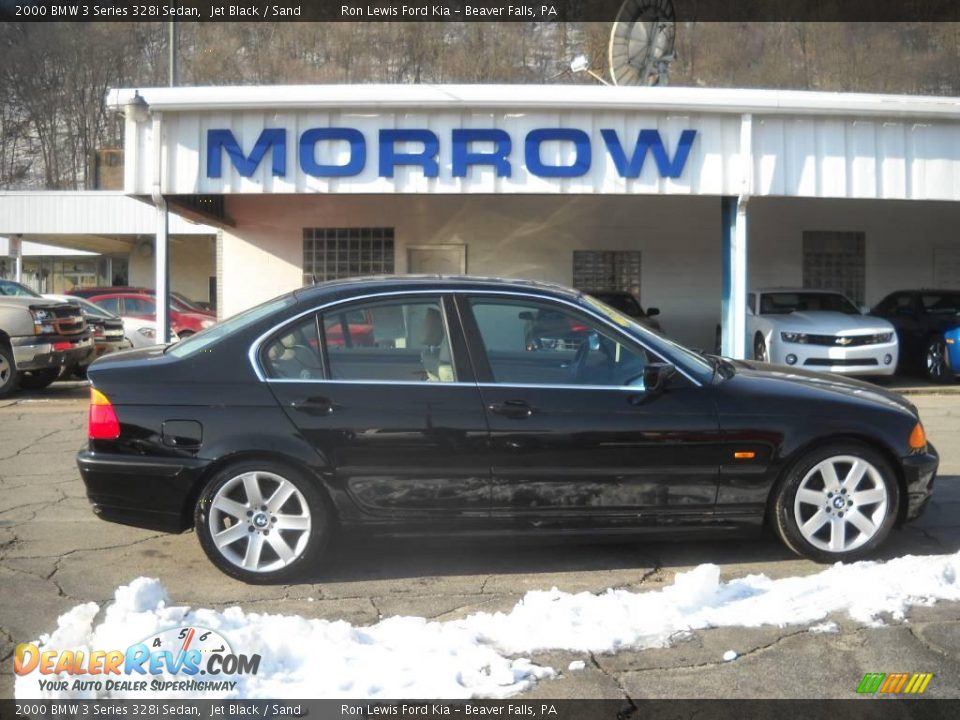 2000 BMW 3 Series 328i Sedan Jet Black / Sand Photo #1