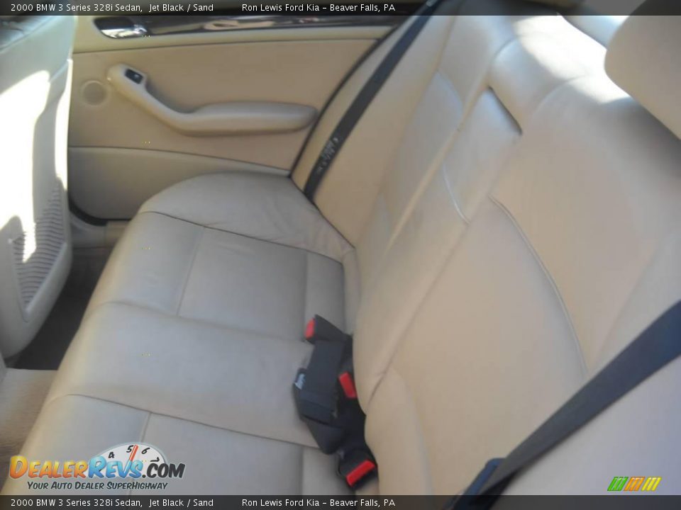 2000 BMW 3 Series 328i Sedan Jet Black / Sand Photo #12