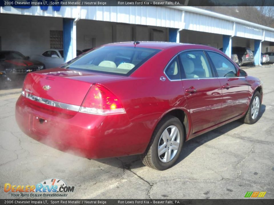 2006 Chevrolet Impala LT Sport Red Metallic / Neutral Beige Photo #2
