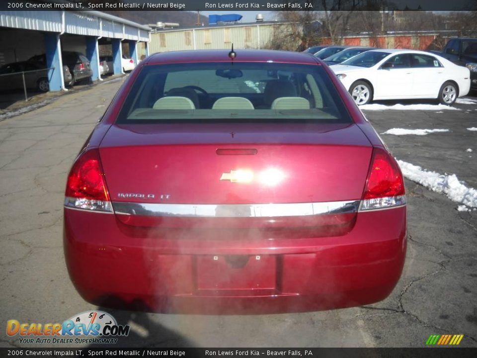 2006 Chevrolet Impala LT Sport Red Metallic / Neutral Beige Photo #3