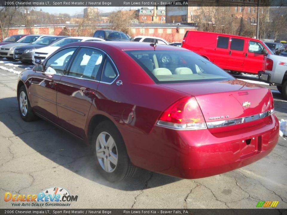 2006 Chevrolet Impala LT Sport Red Metallic / Neutral Beige Photo #4