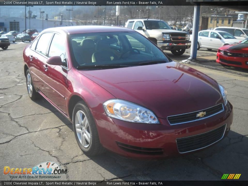 2006 Chevrolet Impala LT Sport Red Metallic / Neutral Beige Photo #18