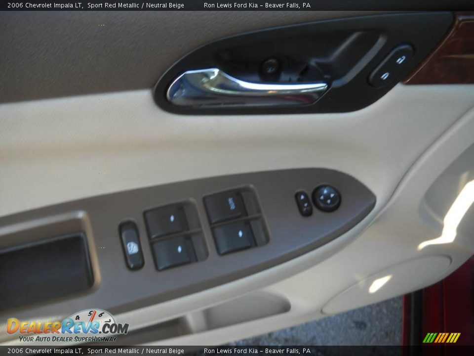 2006 Chevrolet Impala LT Sport Red Metallic / Neutral Beige Photo #21