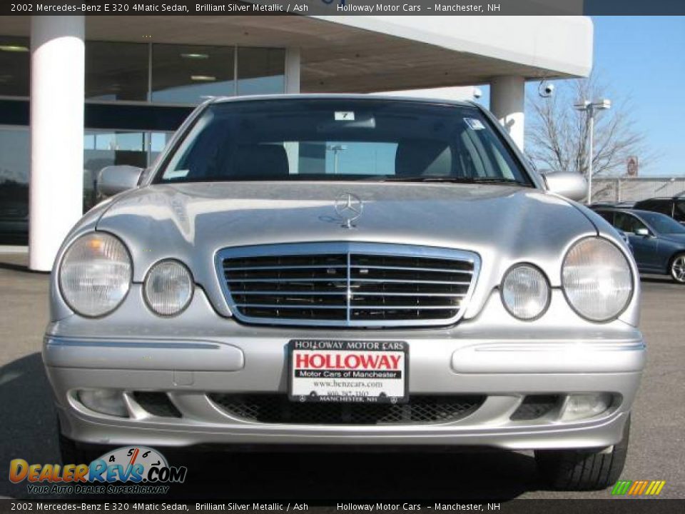 2002 Mercedes-Benz E 320 4Matic Sedan Brilliant Silver Metallic / Ash Photo #2