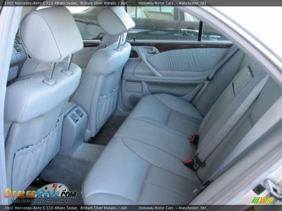 2002 Mercedes-Benz E 320 4Matic Sedan Brilliant Silver Metallic / Ash Photo #6