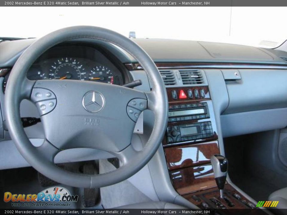 2002 Mercedes-Benz E 320 4Matic Sedan Brilliant Silver Metallic / Ash Photo #7