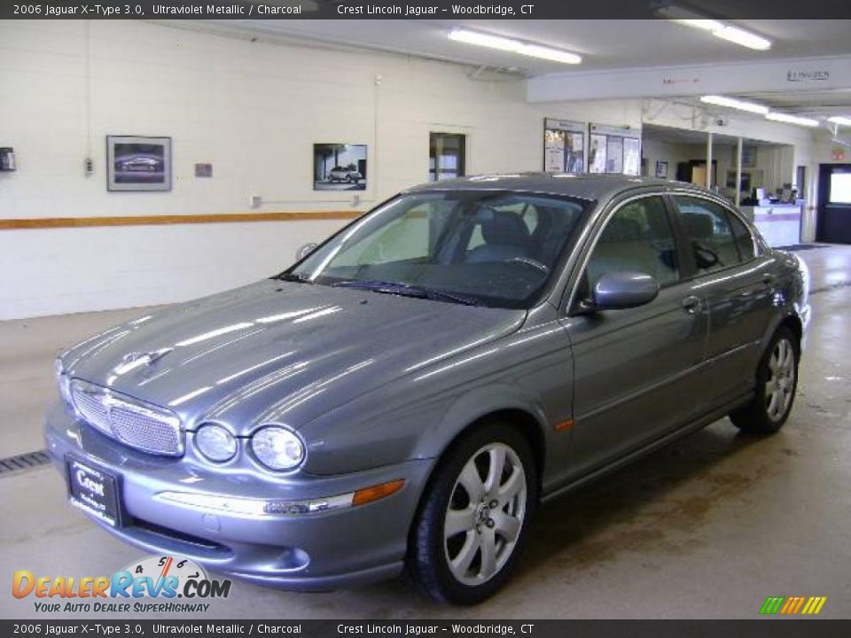 2006 Jaguar X-Type 3.0 Ultraviolet Metallic / Charcoal Photo #3