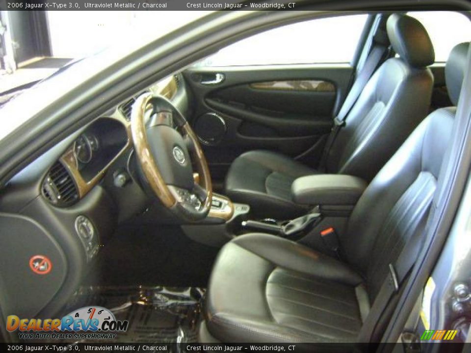 2006 Jaguar X-Type 3.0 Ultraviolet Metallic / Charcoal Photo #4