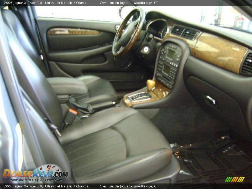 2006 Jaguar X-Type 3.0 Ultraviolet Metallic / Charcoal Photo #6