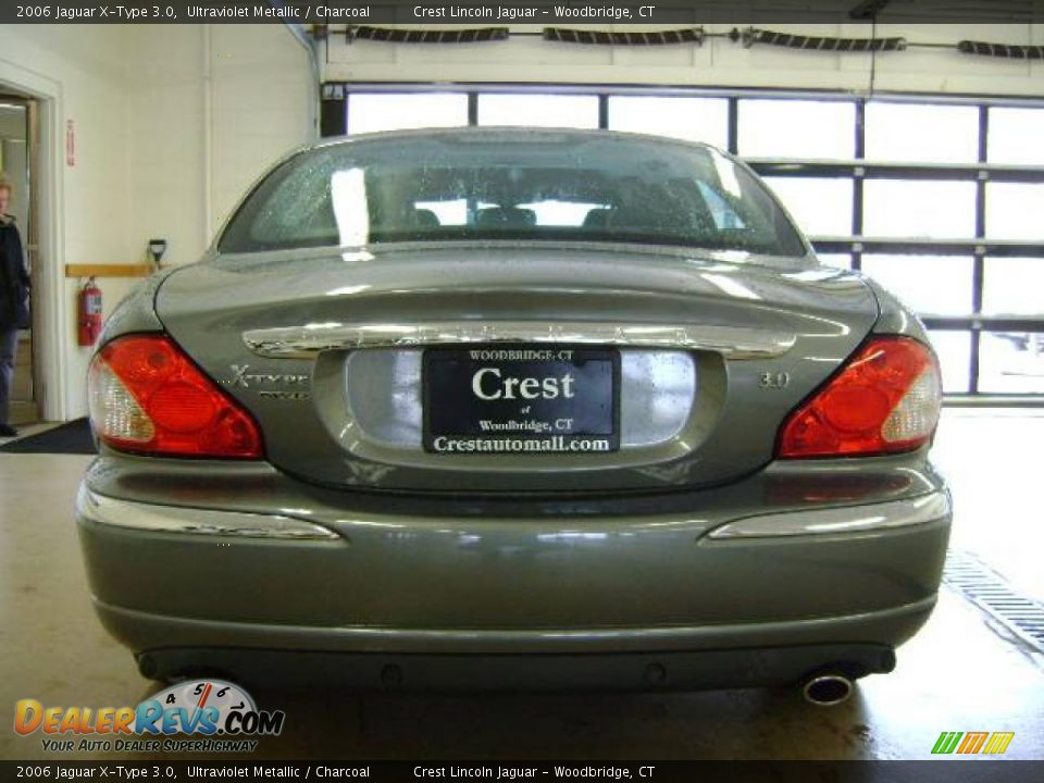 2006 Jaguar X-Type 3.0 Ultraviolet Metallic / Charcoal Photo #8