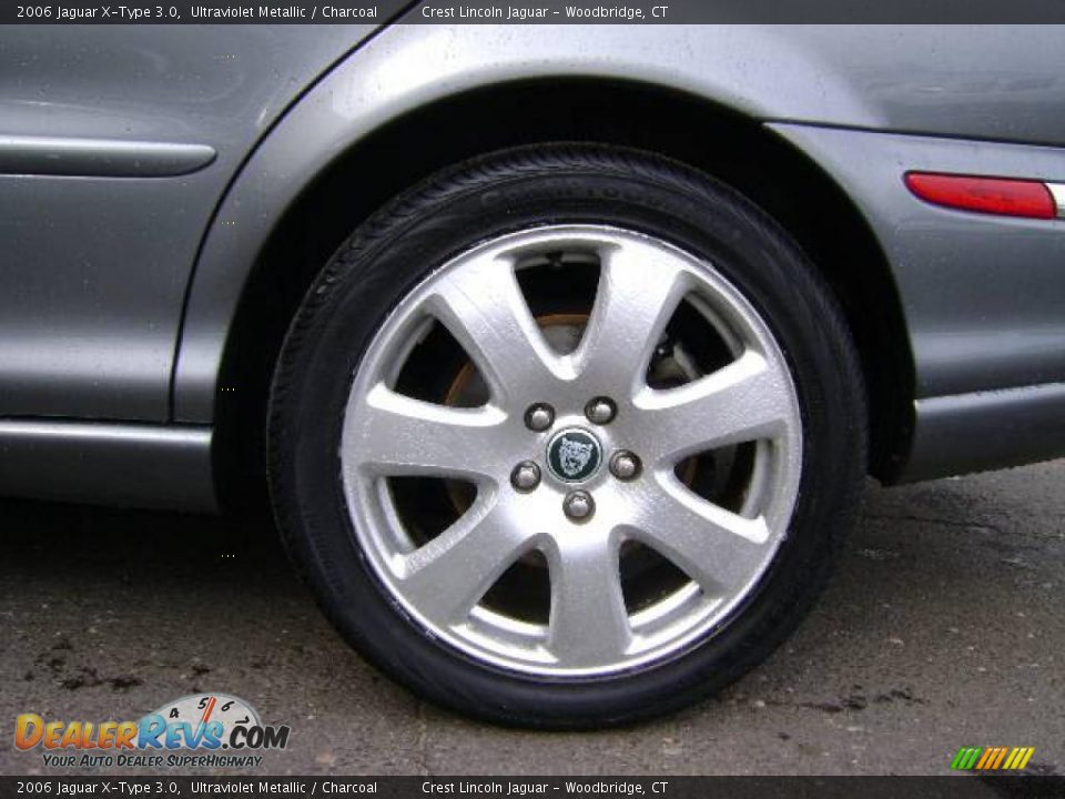 2006 Jaguar X-Type 3.0 Ultraviolet Metallic / Charcoal Photo #14