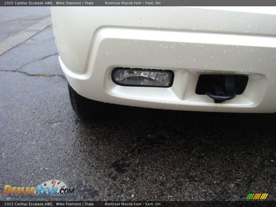 2003 Cadillac Escalade AWD White Diamond / Shale Photo #8