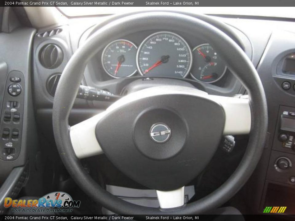 2004 Pontiac Grand Prix GT Sedan Galaxy Silver Metallic / Dark Pewter Photo #27