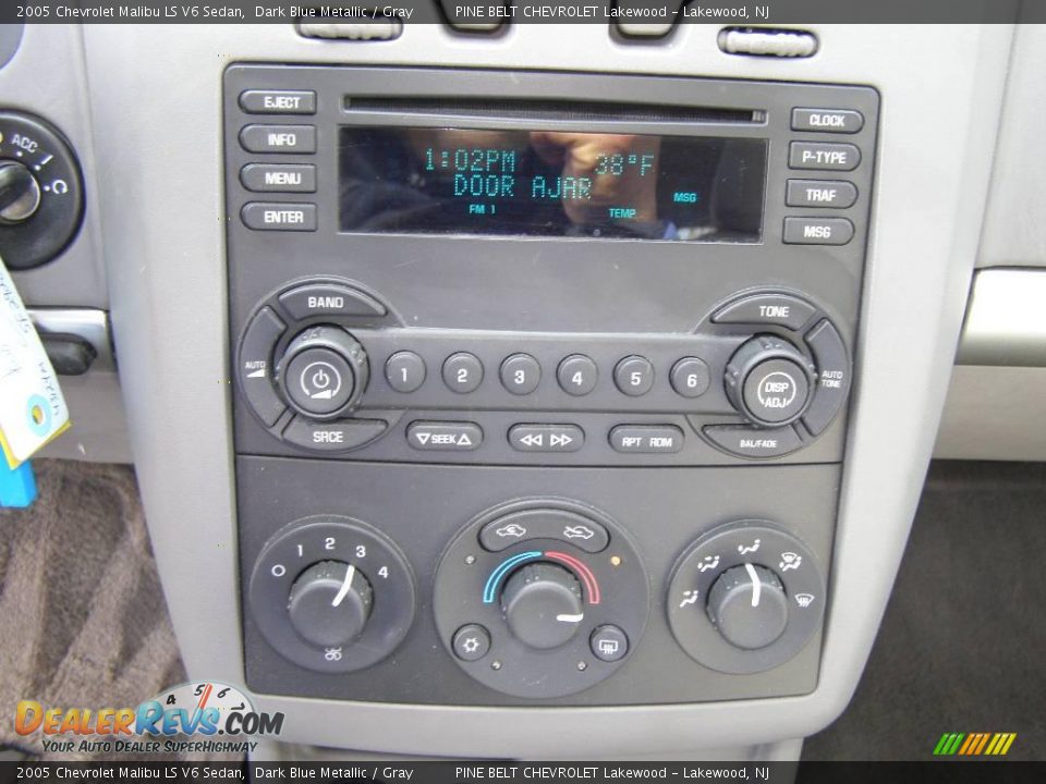 2005 Chevrolet Malibu LS V6 Sedan Dark Blue Metallic / Gray Photo #11