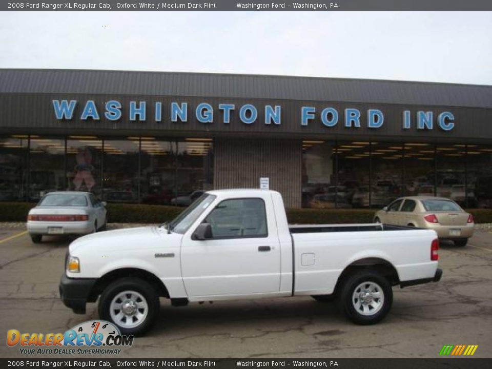 2008 Ford Ranger XL Regular Cab Oxford White / Medium Dark Flint Photo #1