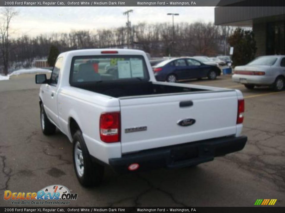 2008 Ford Ranger XL Regular Cab Oxford White / Medium Dark Flint Photo #2