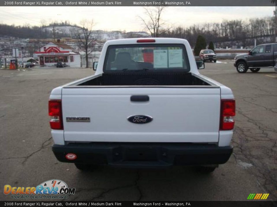 2008 Ford Ranger XL Regular Cab Oxford White / Medium Dark Flint Photo #3