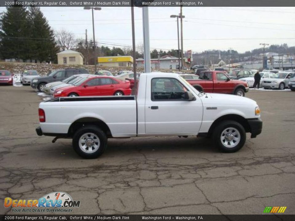 2008 Ford Ranger XL Regular Cab Oxford White / Medium Dark Flint Photo #5
