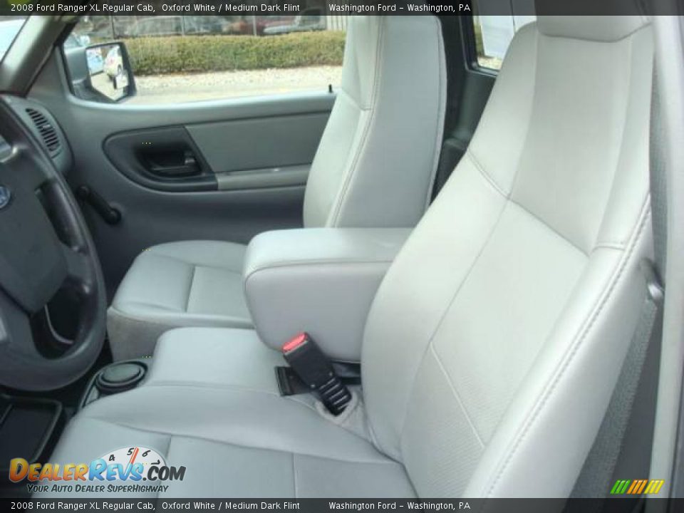 2008 Ford Ranger XL Regular Cab Oxford White / Medium Dark Flint Photo #7