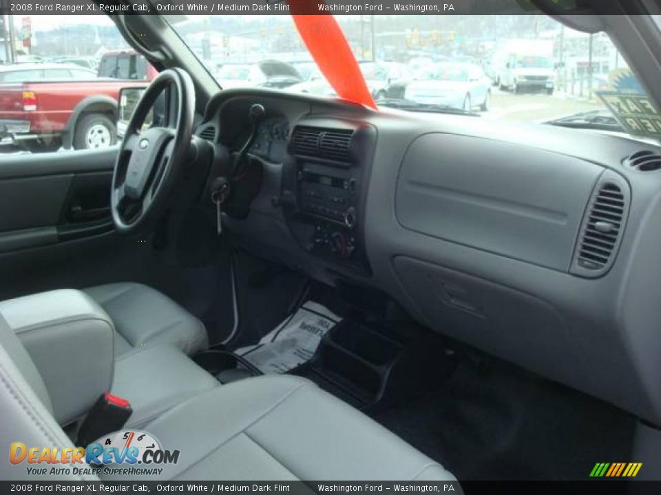 2008 Ford Ranger XL Regular Cab Oxford White / Medium Dark Flint Photo #13