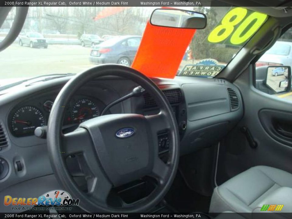 2008 Ford Ranger XL Regular Cab Oxford White / Medium Dark Flint Photo #16