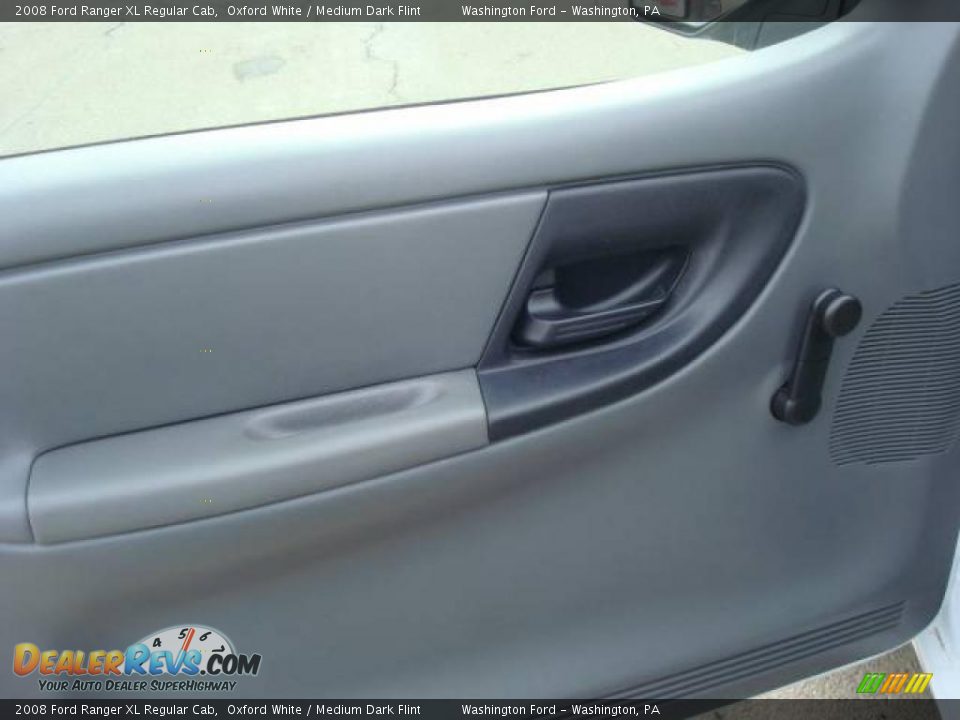 2008 Ford Ranger XL Regular Cab Oxford White / Medium Dark Flint Photo #17