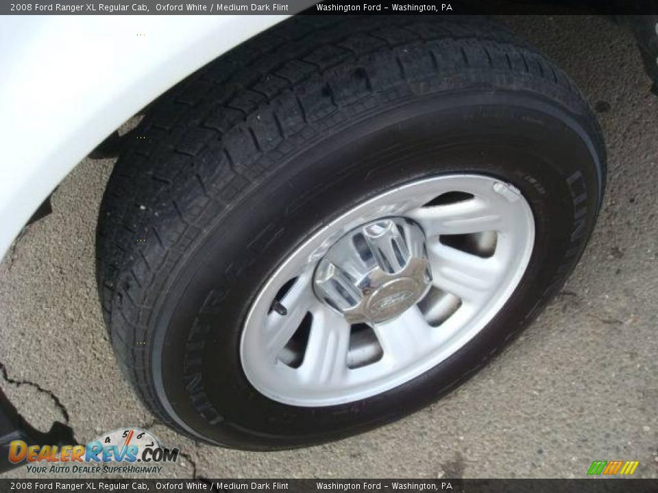 2008 Ford Ranger XL Regular Cab Oxford White / Medium Dark Flint Photo #18