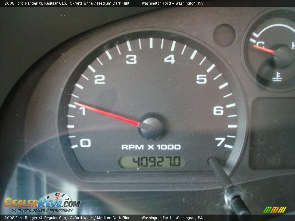 2008 Ford Ranger XL Regular Cab Oxford White / Medium Dark Flint Photo #20