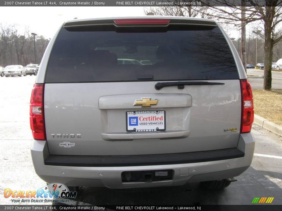 2007 Chevrolet Tahoe LT 4x4 Graystone Metallic / Ebony Photo #5