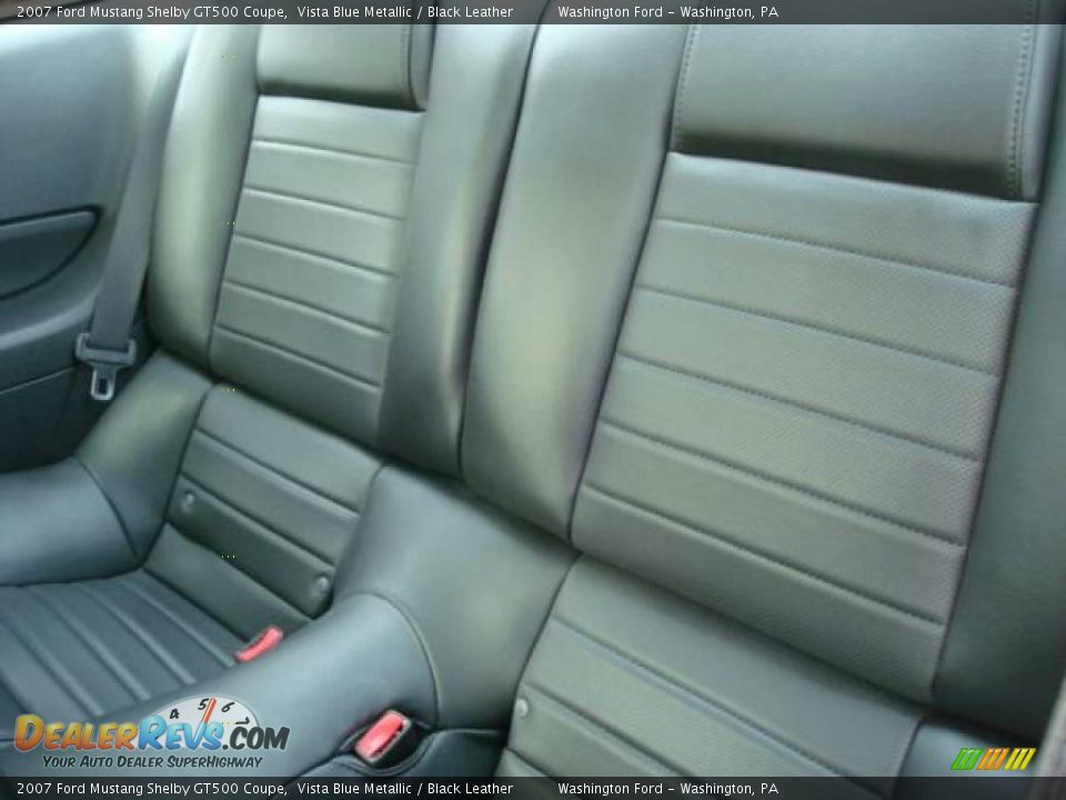 2007 Ford Mustang Shelby GT500 Coupe Vista Blue Metallic / Black Leather Photo #11