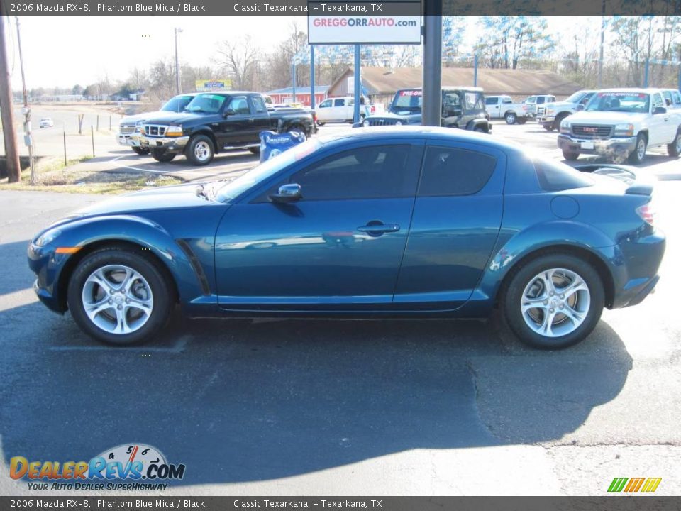 2006 Mazda RX-8 Phantom Blue Mica / Black Photo #3