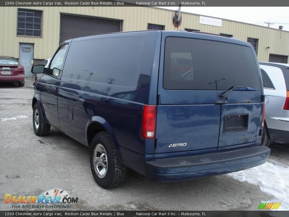 1999 Chevrolet Astro Cargo Van Medium Cadet Blue Metallic / Blue Photo #4