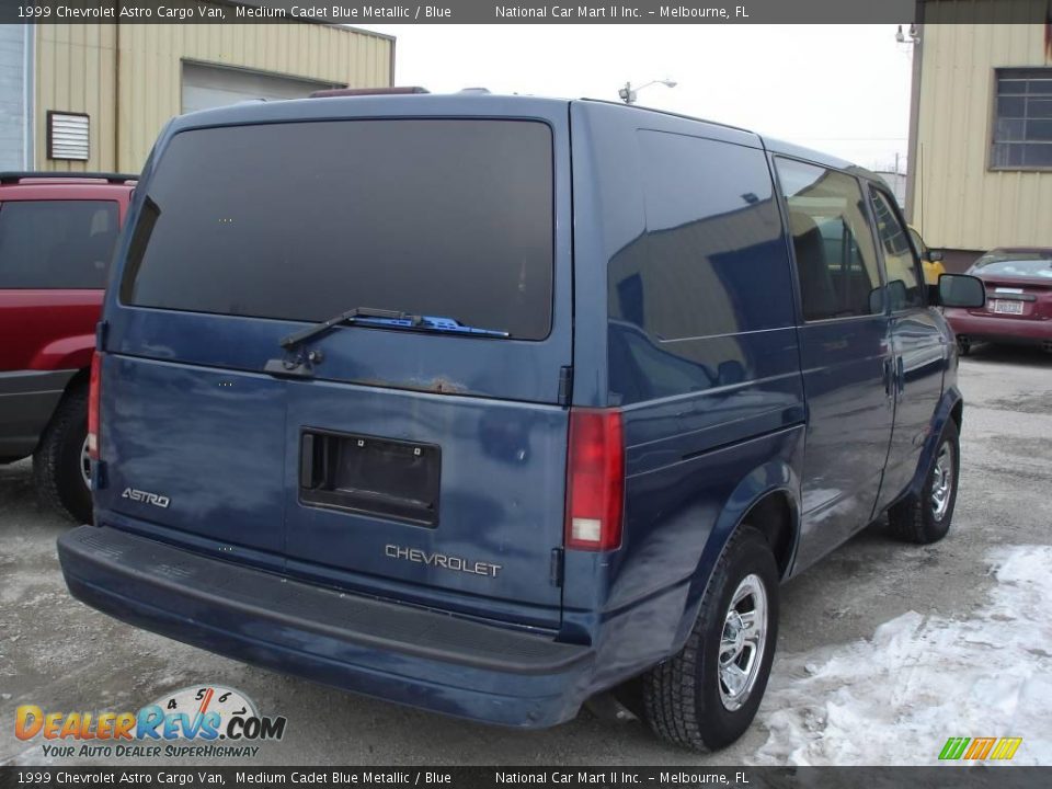 1999 Chevrolet Astro Cargo Van Medium Cadet Blue Metallic / Blue Photo #5