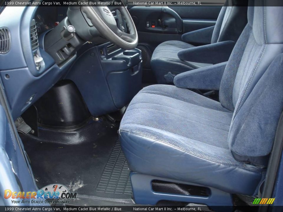 1999 Chevrolet Astro Cargo Van Medium Cadet Blue Metallic / Blue Photo #7