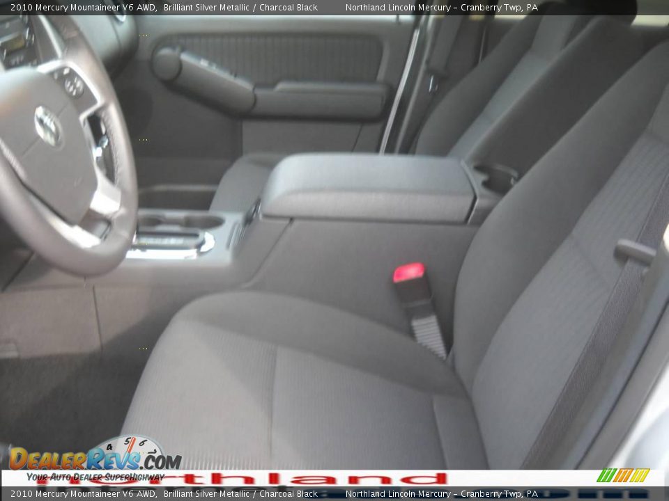 2010 Mercury Mountaineer V6 AWD Brilliant Silver Metallic / Charcoal Black Photo #8