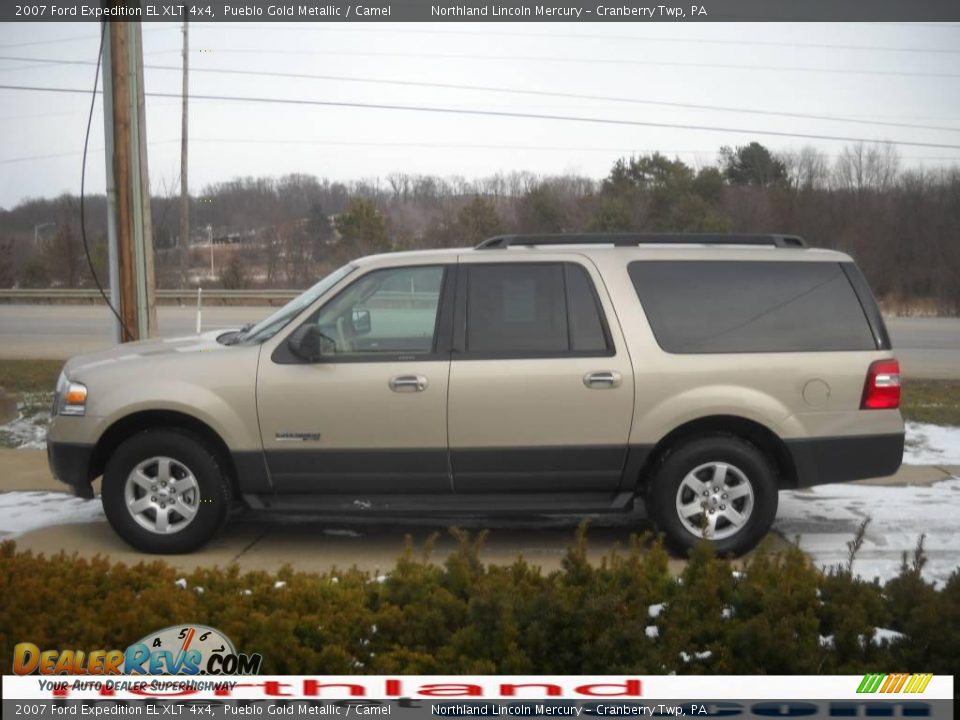 2007 Ford Expedition EL XLT 4x4 Pueblo Gold Metallic / Camel Photo #5