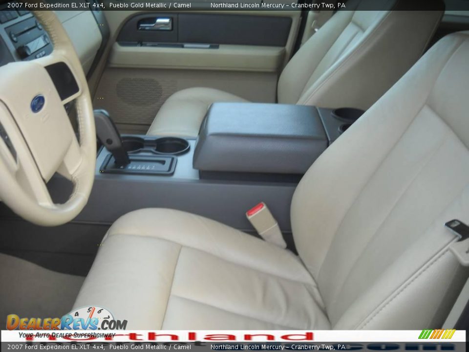 2007 Ford Expedition EL XLT 4x4 Pueblo Gold Metallic / Camel Photo #8