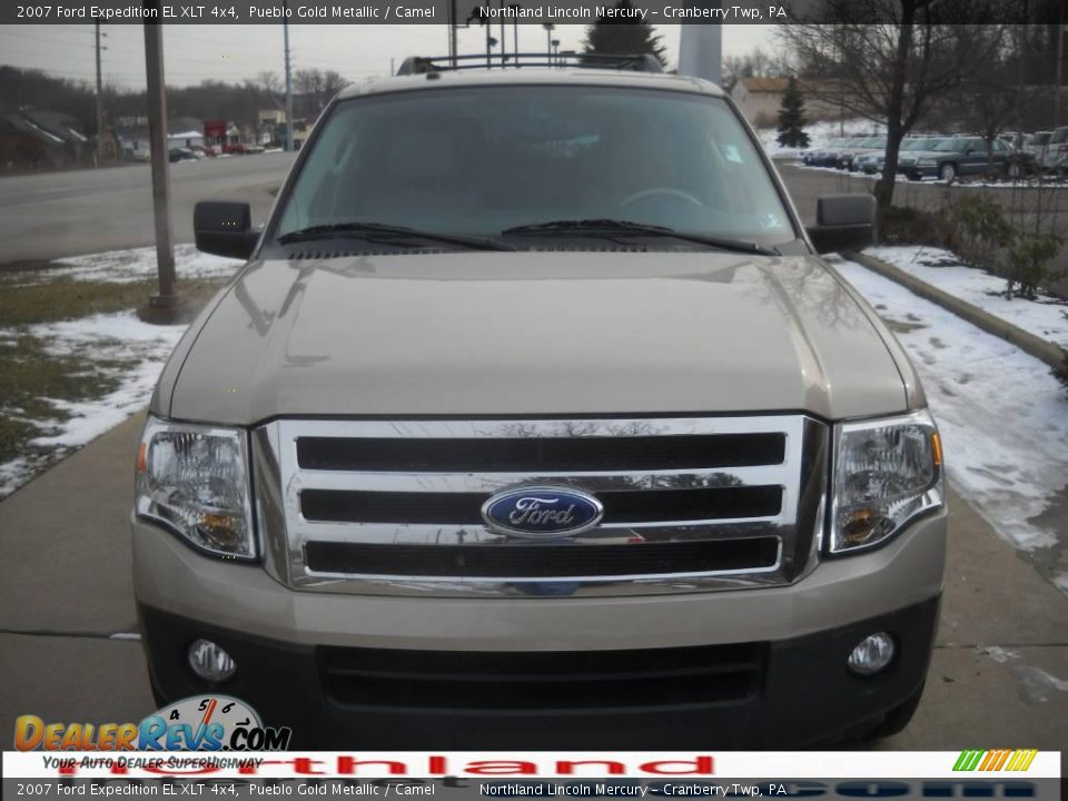 2007 Ford Expedition EL XLT 4x4 Pueblo Gold Metallic / Camel Photo #14