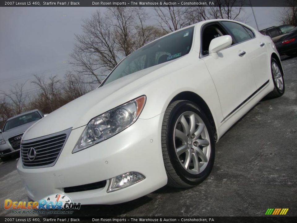 2007 Lexus LS 460 Starfire Pearl / Black Photo #2