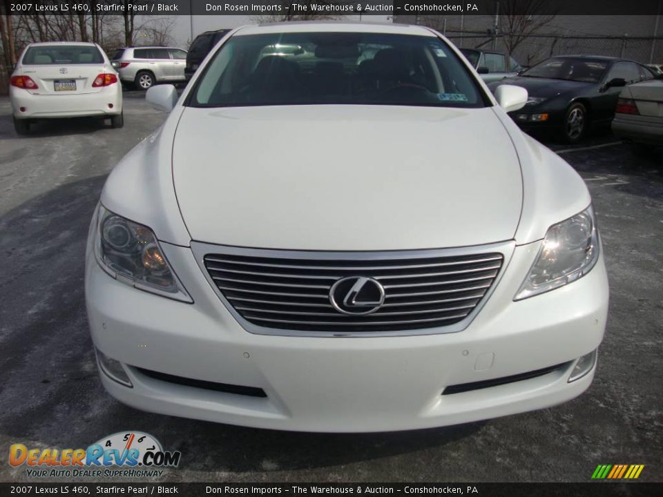 2007 Lexus LS 460 Starfire Pearl / Black Photo #3