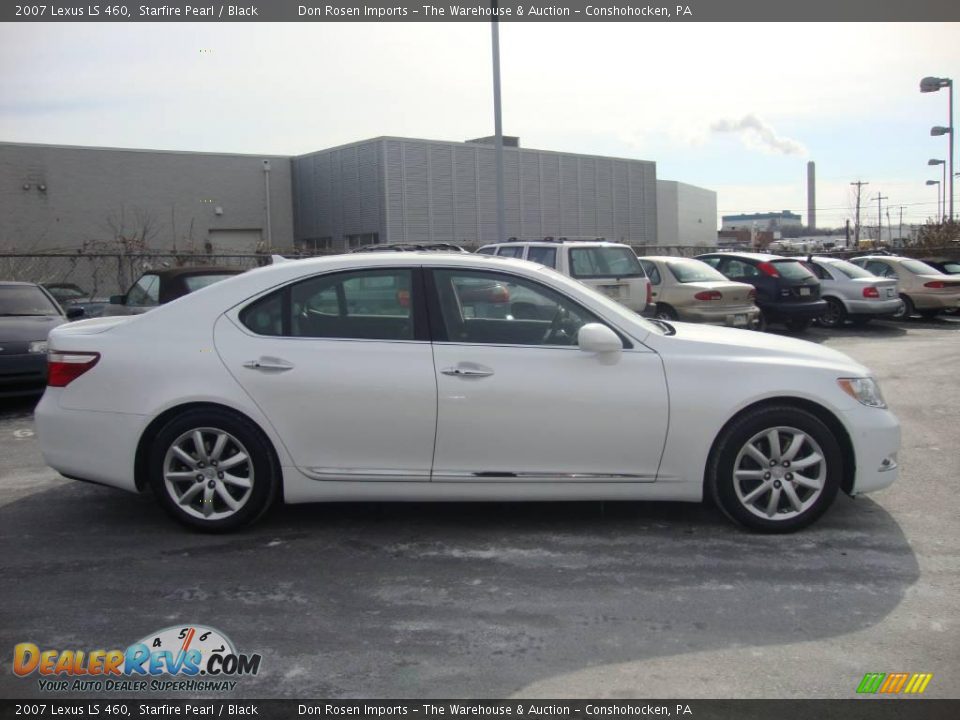 2007 Lexus LS 460 Starfire Pearl / Black Photo #6