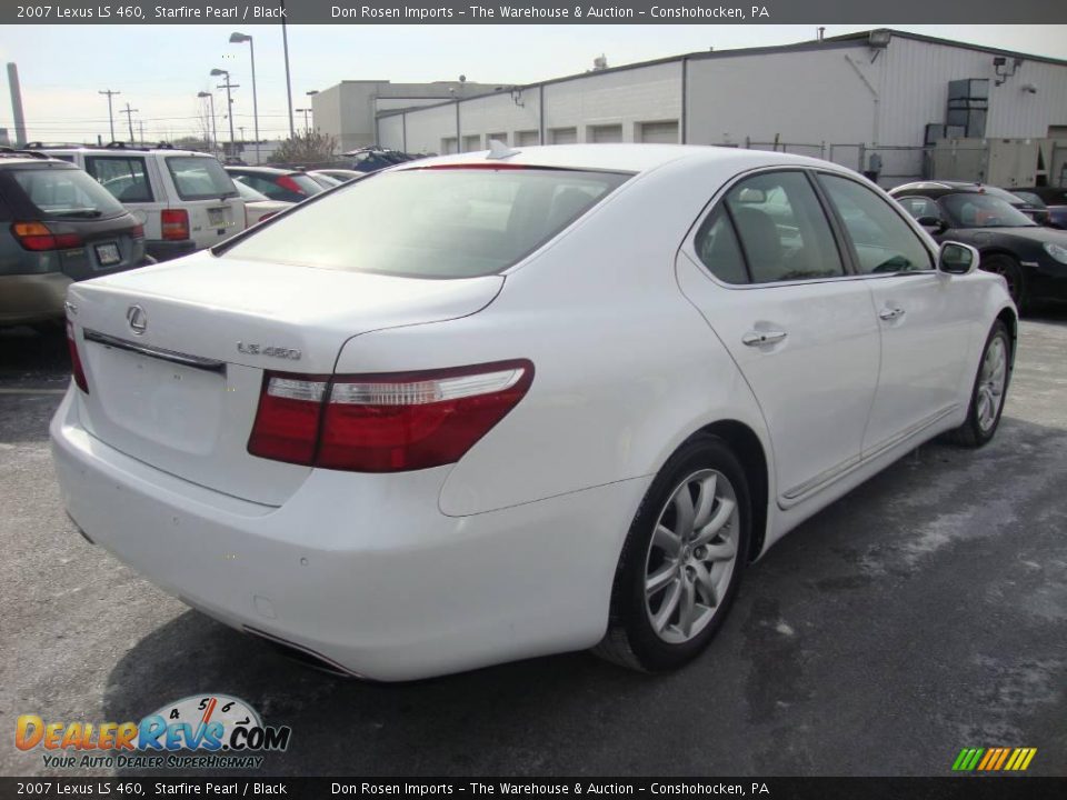 2007 Lexus LS 460 Starfire Pearl / Black Photo #7