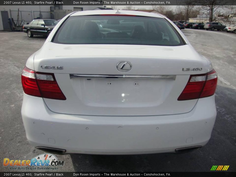 2007 Lexus LS 460 Starfire Pearl / Black Photo #8