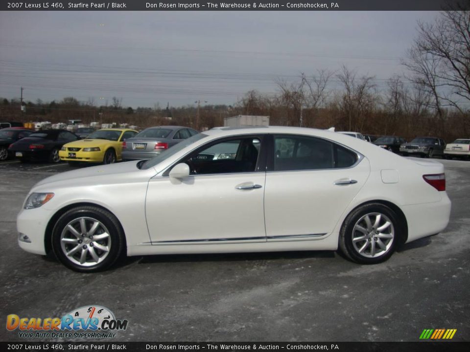 2007 Lexus LS 460 Starfire Pearl / Black Photo #10
