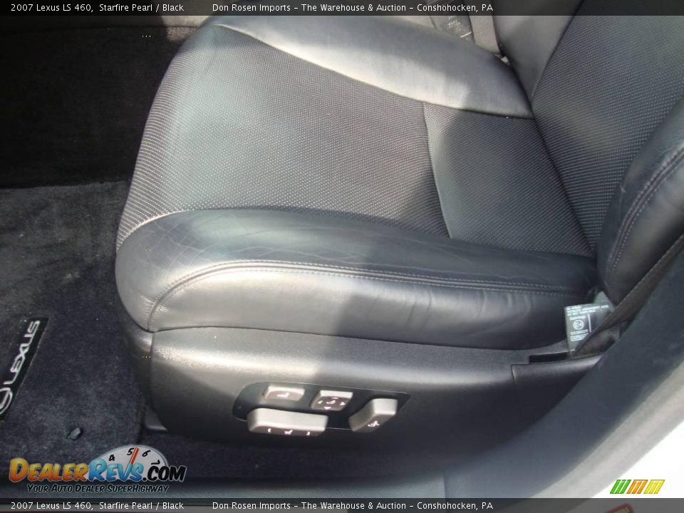 2007 Lexus LS 460 Starfire Pearl / Black Photo #15