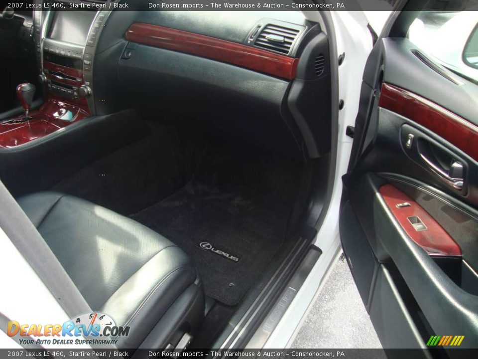 2007 Lexus LS 460 Starfire Pearl / Black Photo #16