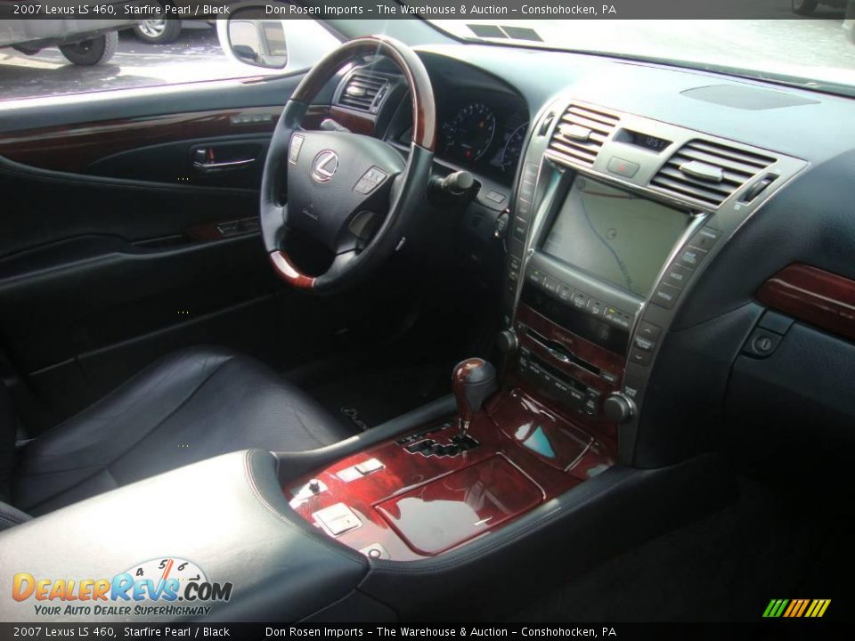 2007 Lexus LS 460 Starfire Pearl / Black Photo #17