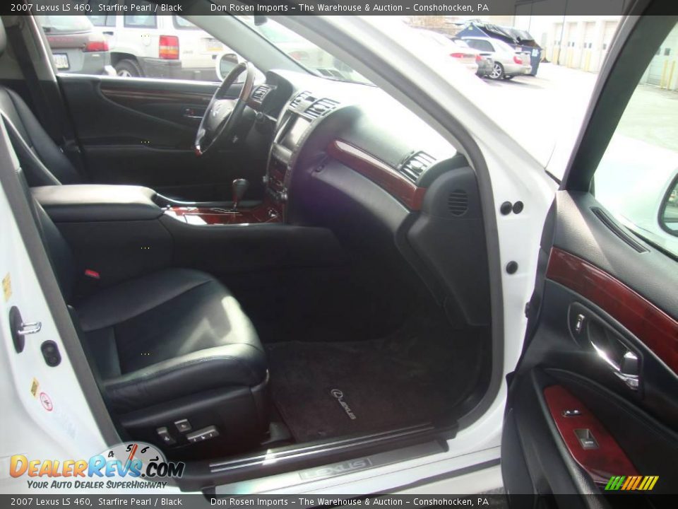 2007 Lexus LS 460 Starfire Pearl / Black Photo #18