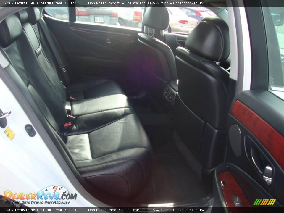 2007 Lexus LS 460 Starfire Pearl / Black Photo #19